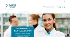 Desktop Screenshot of farmaciasgloria.com